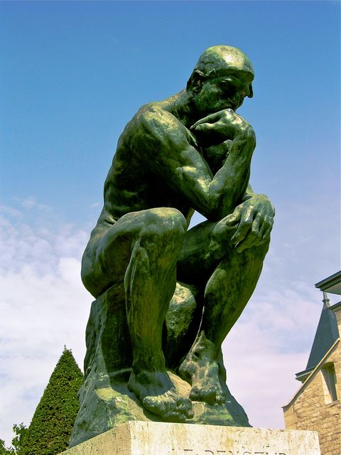 Auguste Rodin, Bronze Cast, The Thinker, 1880