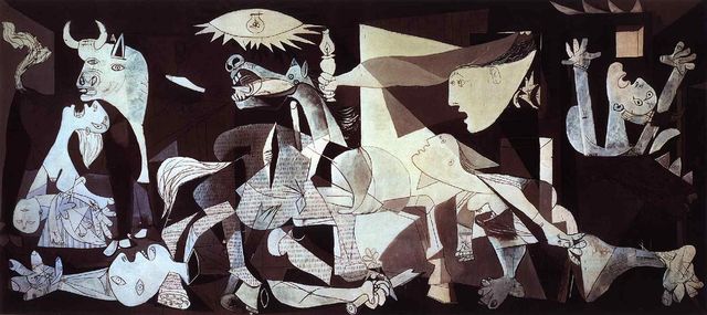 Pablo Picasso, Oil on Canvas, Guernica, 1937