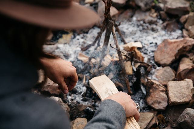 Luna De Jong, Giclee on archival paper, Campfire Evening, 2015