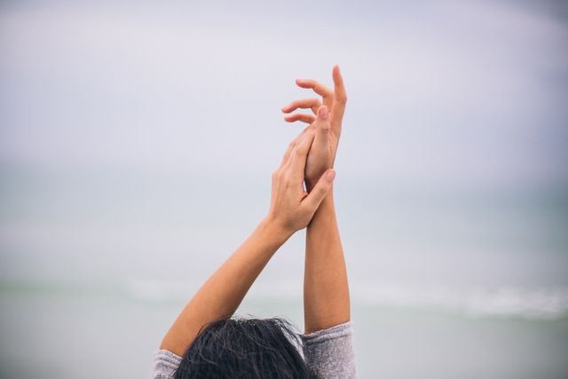 Luna De Jong, C-Print on archival paper, Beach Stretch, 2015