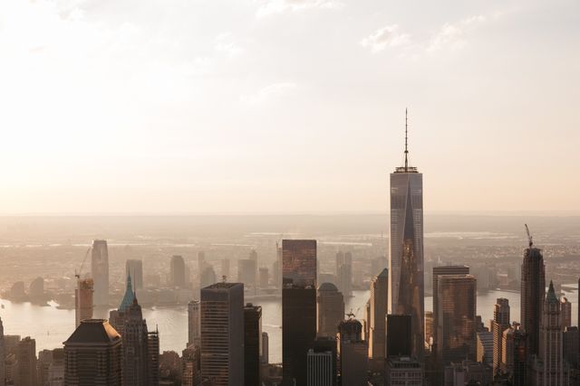 Luna De Jong, Canon 5D on archival paper, Manhattan Silhouette, 2015