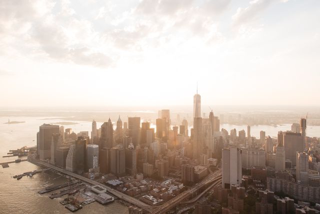 Luna De Jong, Canon 5D on archival paper, Manhattan Sunrise, 2015